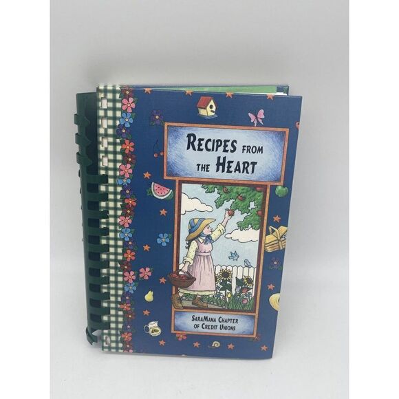 1999 Recipes from the Heart Cookbook (Sara Mana Chapter of Credit Union) - Picture 1 of 8